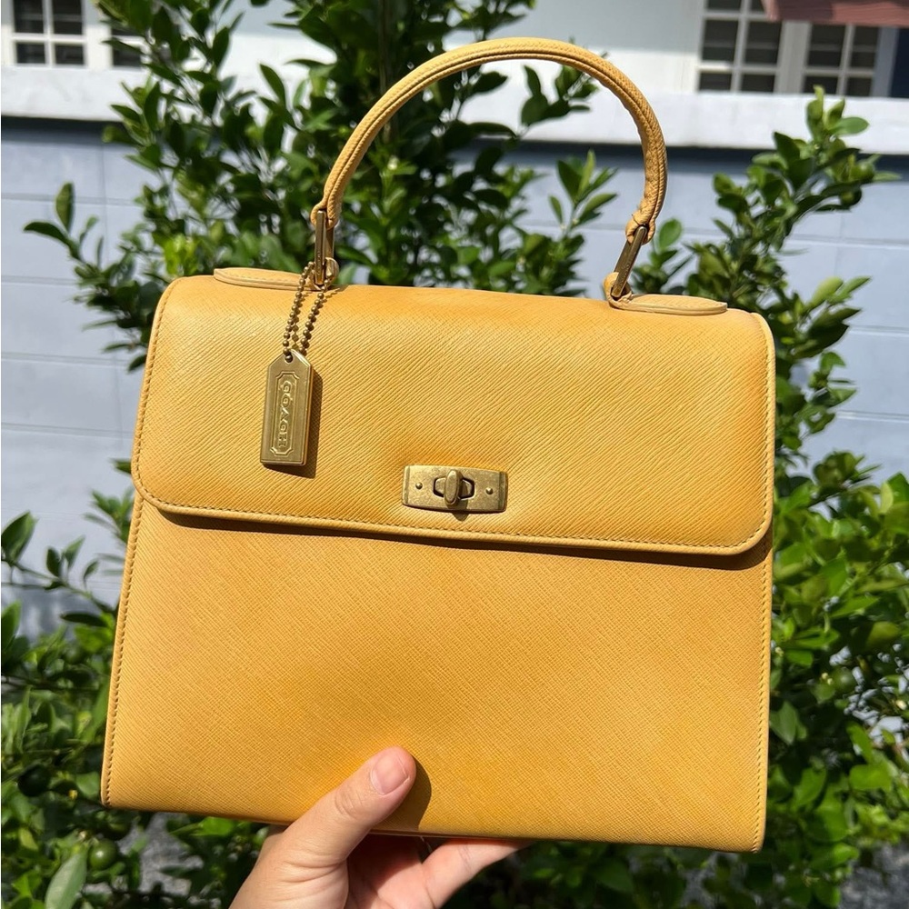 Vintage Coach Gramercy 7002 Kelly Birkin Italy